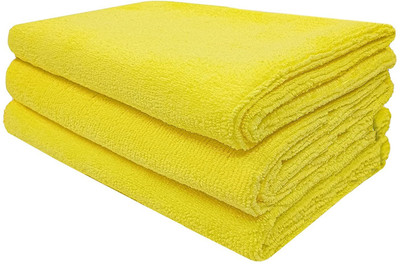 Auto Hub Microfiber Vehicle Washing  Cloth(Pack Of 3, 350 GSM)