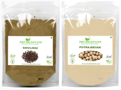 Shudh Online Sivalingi Seed Powder and Putrajivak Seed Powder Combo(2 x 100 g)