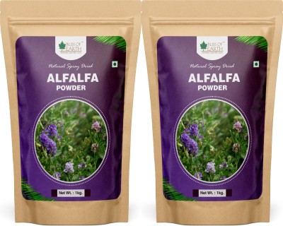 Bliss of Earth 2x1kg ALFALFA Powder Natural Spray Dried (Pack of 2)(2 x 1 kg)