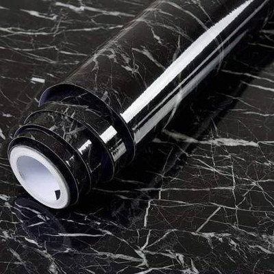 DIYASHI Foils Classics Black Wallpaper(L x W: 200 cm x 60 cm)
