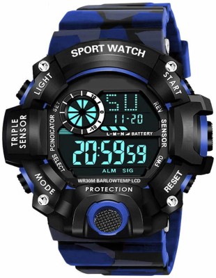 REDUX DG-103 A Digital Watch with Square LED Shockproof Multi-Functional Waterproof Digital Watch  - For Boys & Girls