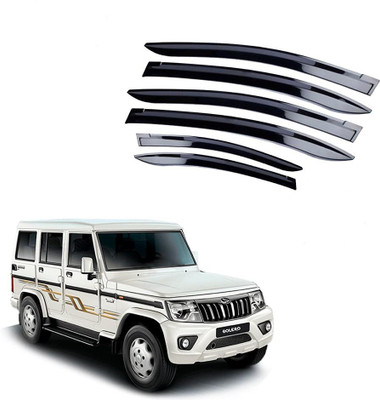 ASRAUTO For Front, Rear Wind Deflector(Tinted Mahindra Bolero Power Plus LX Diesel)