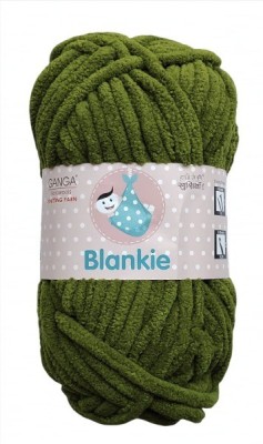 NTGS Ganga Blankie Chenille Yarn Supersoft Knitting Wool Ball, (1 Ball/100 Gram Each) (400 Grams). Suitable for Craft, Babywear, Baby Blankets,Thick mota Thread Shade no -BLK016