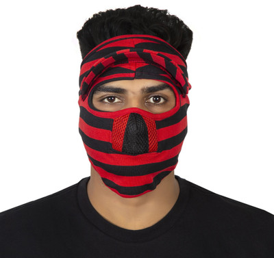 H International Multicolor Bike Face Mask for Men & Women(Size: Free,  Balaclava)