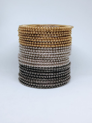 Shivarth Metal Bangle Set(Pack of 24)