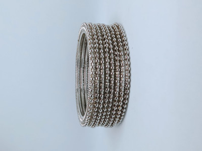 navjai Metal Bangle Set(Pack of 8)