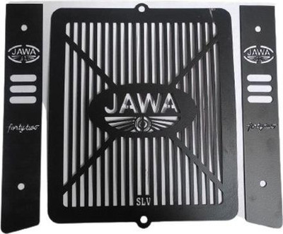 SELVIKE Stainless Steel Motorcycle Radiator Guard Protector Grill Only Fit in 42 BLACK Bike Crash Guard(JAWA)