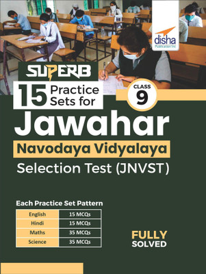 Superb 15 Practice Sets for Class 9 Jawahar Navodaya Vidyalaya Selection Test (Jnvst)(English, Paperback, unknown)