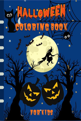 Halloween Coloring Book for kids(English, Paperback, Magical Publishing)