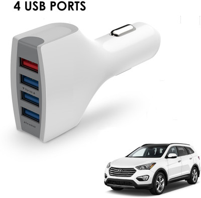 KOZDIKO 21 W Turbo Car Charger(White, With USB Cable)