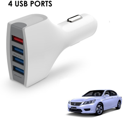 KOZDIKO 21 W Turbo Car Charger(White, With USB Cable)