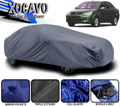 XOCAVO Car Cover For Ford Fiesta (With Mirror Pockets)(Grey)