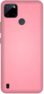 itrusto Back Cover for realme C21Y , realme C21Y Plain Pink BACK COVER(Multicolor, Pack of: 1)
