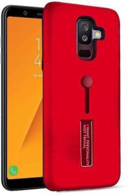 vmt stock Back Cover for Samsung Galaxy A6 Plus (Red, Rugged Armor)(Multicolor, Dual Protection, Pack of: 1)