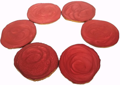 InsTook Round Reversible Resin Coaster Set(Pack of 6)