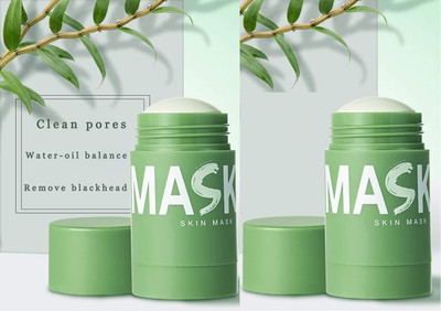 GFSU New 100%Best Ultra Soft Original Green Mask Stick Pack Of 2(80 g)