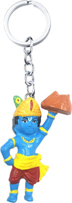 BLESSINGS PVC Govardhan Parvat Krishna Key Chain