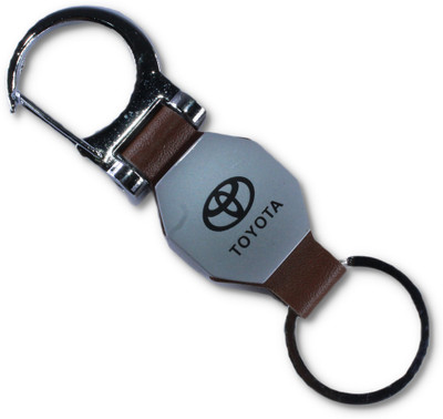 gtrp Premium quality Toyota Car logo metal Hook - Brown- Pack of 1 Key Chain Key Chain