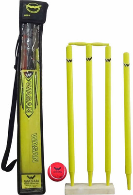 Wasan Cricket Set/Kit Size 5- Yellow (10-16 years) Cricket Kit