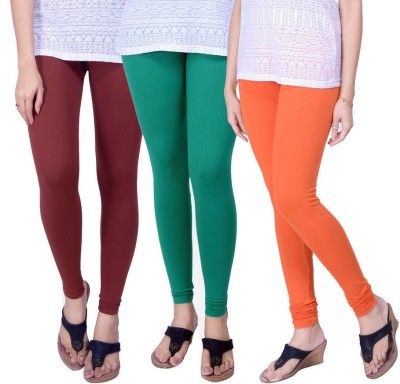 TCG Churidar  Ethnic Wear Legging(Multicolor, Solid)