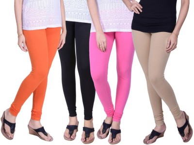 TCG Churidar  Ethnic Wear Legging(Multicolor, Solid)