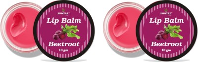 SMIETRZ Beetroot Lip Balm 10x2=20g Beetroot(Pack of: 2, 20 g)