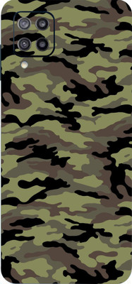 BUGGU SAMSUNG GALAXY F12, Samsung Galaxy F12 Mobile Skin(Ultra Super Military Green Camouflage Skin With High Matte Finish., Mobile Skin (Back+Side+Camera))
