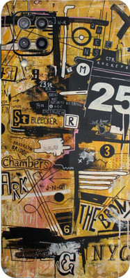 Jeeva Creation Samsung Galaxy F12 Mobile Skin(Ultra Super Multicolor Graffiti Skin With High Matte Finish.)