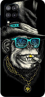 AsSkin Samsung Galaxy F12, samsung galaxy f12 Mobile Skin(Ultra Super Smart And Crazy Monkey With High Matte Finish.Skin)
