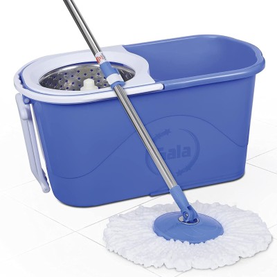 GALA Quick Steel Spin Mop Mop Set(Blue)