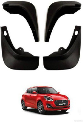 Jagan kirpa Front Mud Guard, Rear Mud Guard For Maruti Swift 2018, 2019(Black)