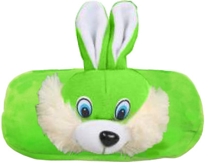WooCute Pencil Double Face Art Polyester Pencil Box(Set of 1, Green)