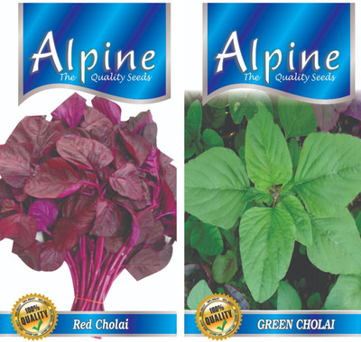 ALPINE HYBRID SEEDS RED CHOLAI, GREEN CHOLAI Seed(50 per packet)