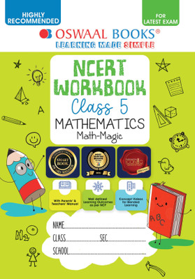 Oswaal NCERT Workbook Mathematics (Math Magic) Class 5 (For Latest Exam)(Paperback, Oswaal Books)
