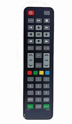 GIFFEN Compatible Remote For Sansui LCD/LED Tv LCD LED Tv Remote Sansui Remote Controller(Black)