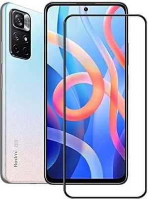 BRENZZ Edge To Edge Tempered Glass for Redmi Note 11T, Redmi Note 11T 5G, Mi Note 11T, REDMI NOTE 11T 5G(Pack of 1)