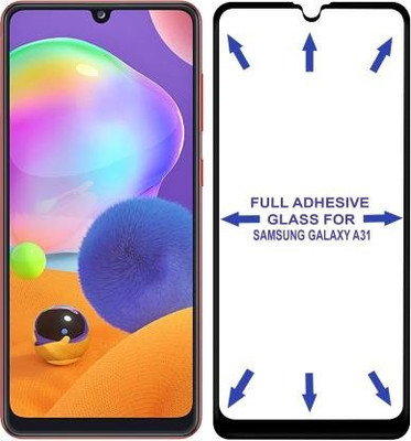 SMARTCASE Edge To Edge Tempered Glass for Samsung Galaxy A31(Pack of 1)