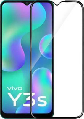 CHEPSU Edge To Edge Tempered Glass for VIVO Y3S(Pack of 1)