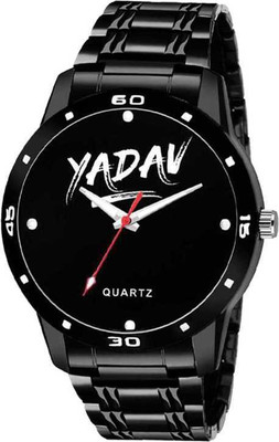 RAJFINCORP Screen Guard for WATCH BLACK DIAL BLACK CHAIN Analog Watch - For Men(Pack of 1)