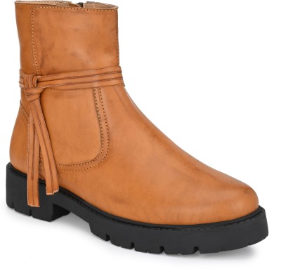 El Paso EPW9705 Lightweight Comfort Summer Trendy Premium Stylish Boots For Women(Tan)