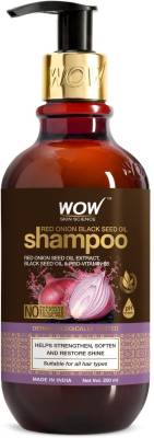 WOW SKIN SCIENCE Red Onion Black Seed Oil Shampoo With Red Onion Seed Oil Extract, Black Seed Oil  (250 ml)