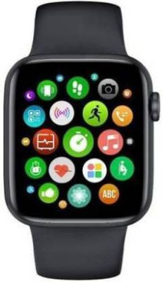 NKL Blood Pressure Fully Display Smart Watch(Black Strap, Size : FREE)