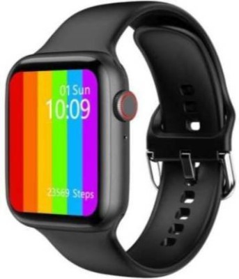 NKKL Look 55 Full Display Smart Watch Loading(Black Strap, Size : FREE)