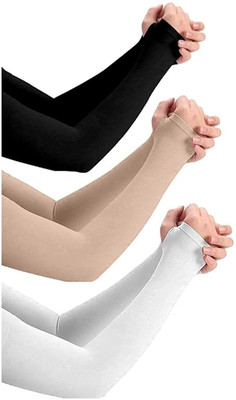 Atipriya Nylon Arm Sleeve For Men & Women(Free, Multicolor)