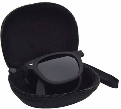 OUZEL CRAFT Wayfarer Sunglasses(For Men & Women, Black)