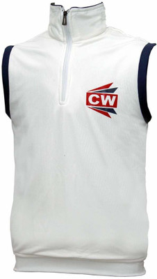 CW Sleeveless Solid Men Sweatshirt