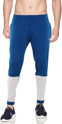 AVOLT Colorblock Men Blue, Grey Track Pants