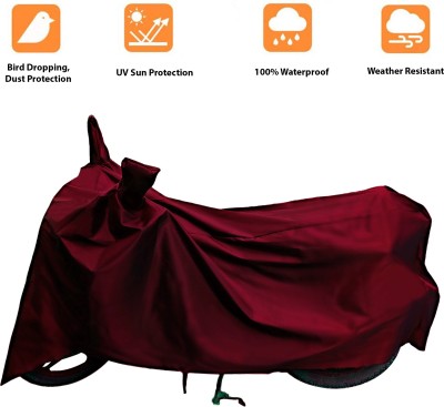 AUTOGARH Waterproof Two Wheeler Cover for Bajaj(Pulsar 180NS, Maroon)