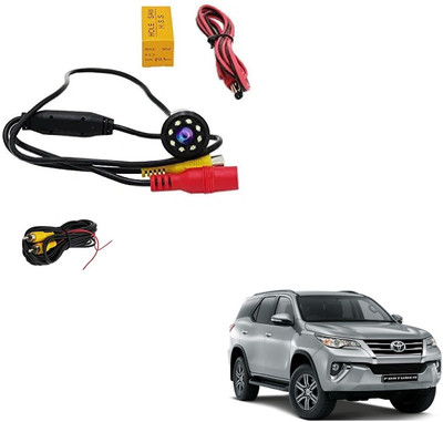 AuTO ADDiCT Reverse Parking Camera Car Rear View(Waterproof,LED,Night Vision) for Fortuner New (2016-Present) Reverse Assist Camera System(1 Camera, NTSC: 960H (960 x 480), PAL: 960H (960 x 576))