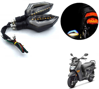 AuTO ADDiCT Front, Rear LED Indicator Light for Honda Dream(Blue, Yellow)